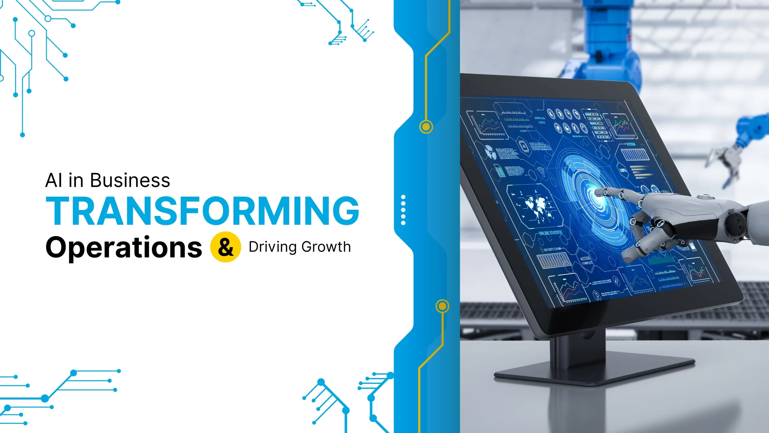 AI in business transforming operations and driving sustainable growth