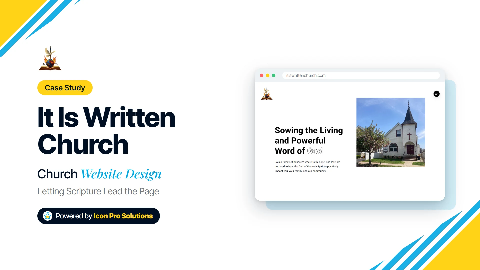 It Is Written Church case study: Church Website Design