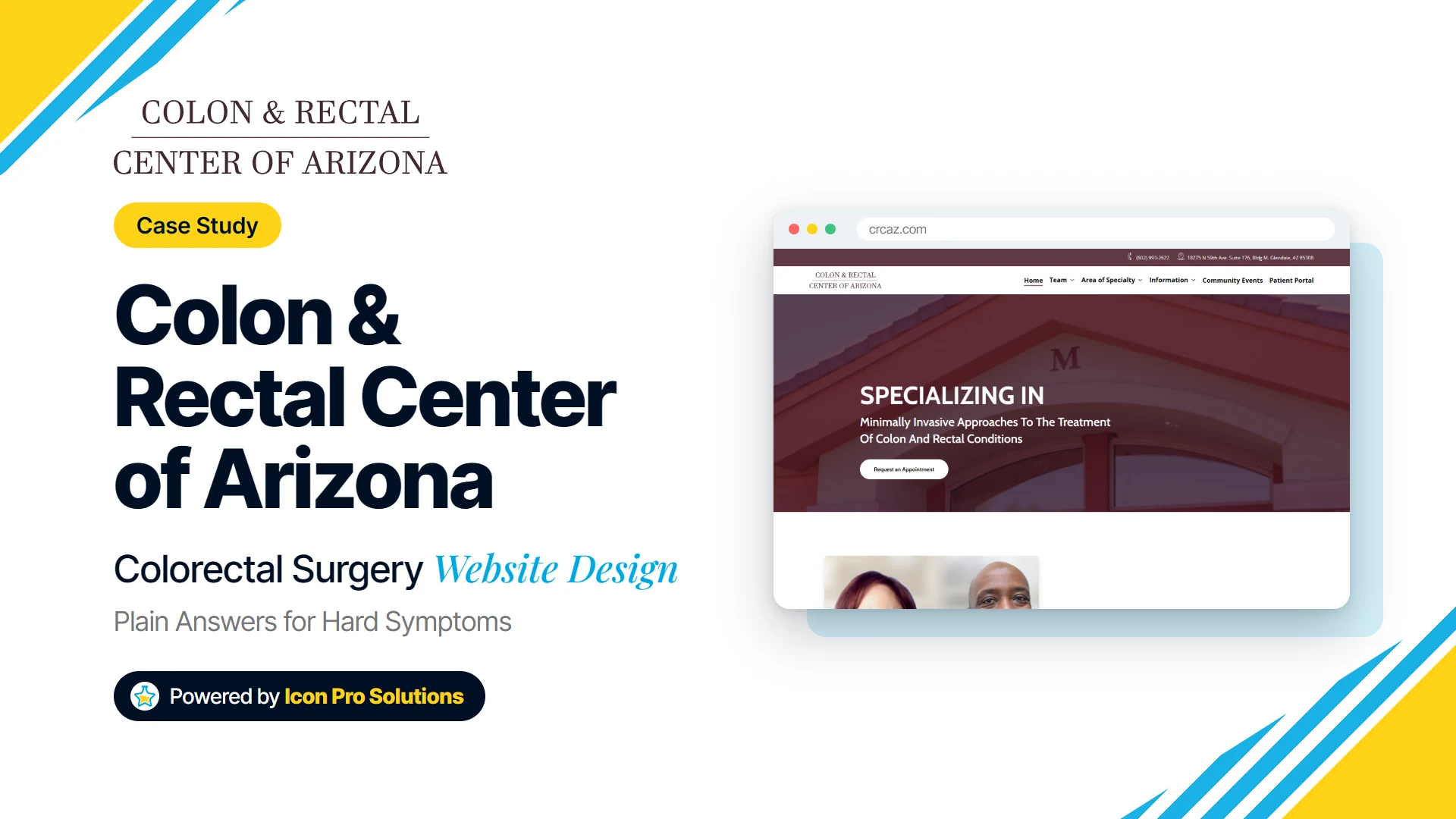 Colon & Rectal Center of Arizona case study: Colorectal Surgery Website Design