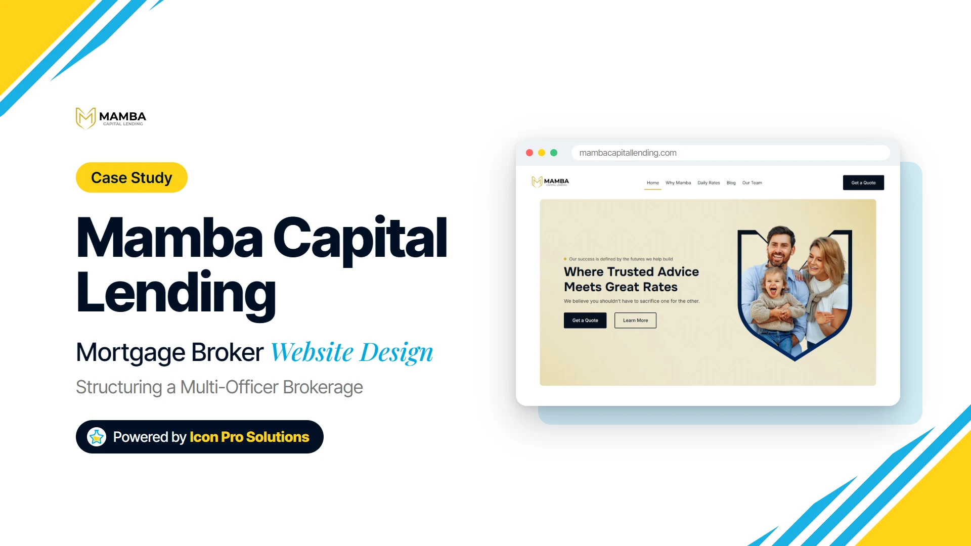 Mamba Capital Lending case study: Mortgage Broker Website Design
