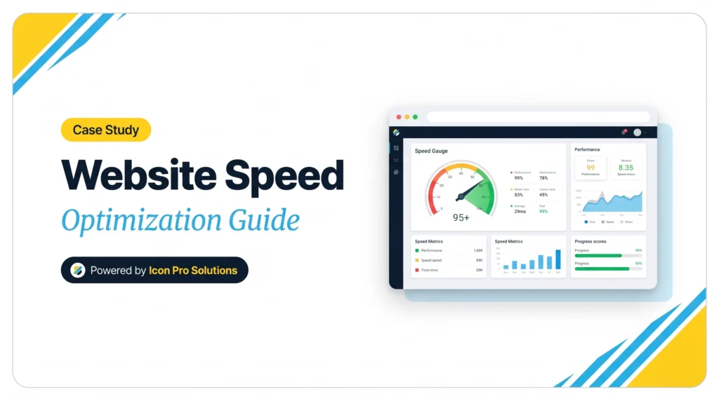 Stopwatch beside a laptop on a desk for a website speed optimization plan